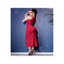 Robe Longue Ajourée CR4445 Rouge