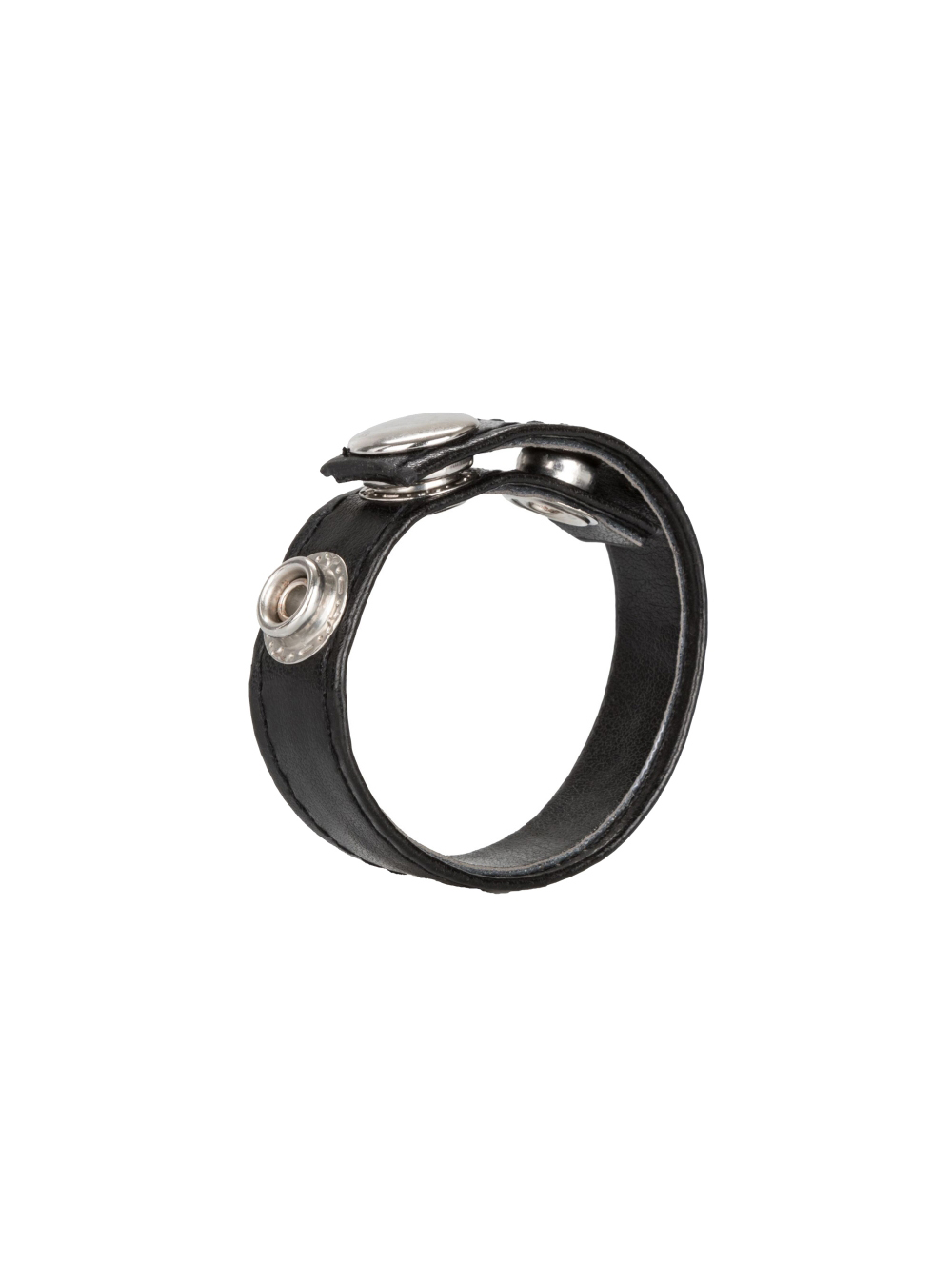 Cockring Cuir Leather 3-Snap