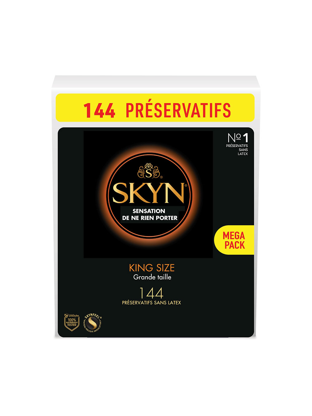 Préservatifs Skyn Grande Taille Boîte de 144