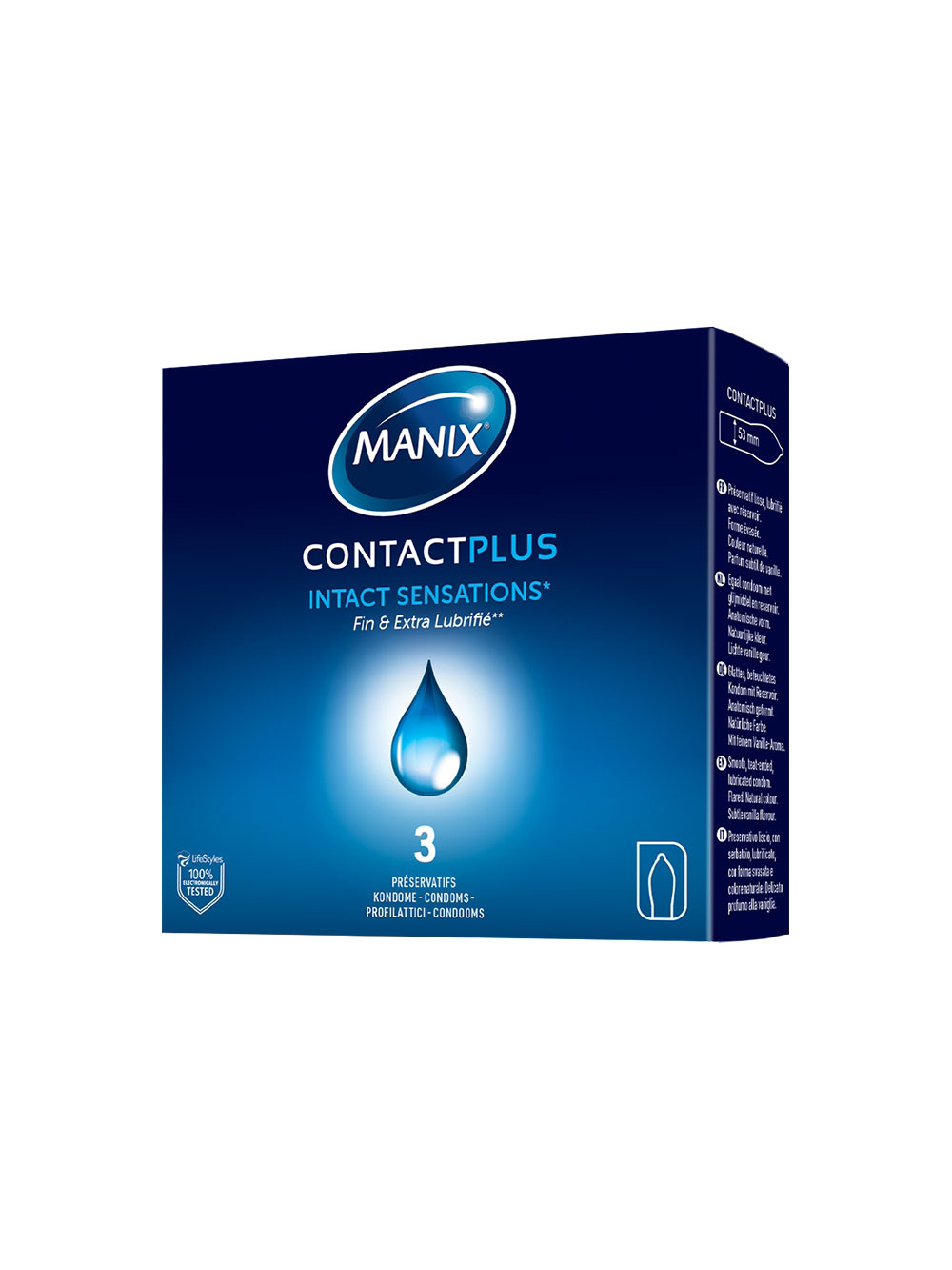 Préservatifs Contact Plus Boîte de 3