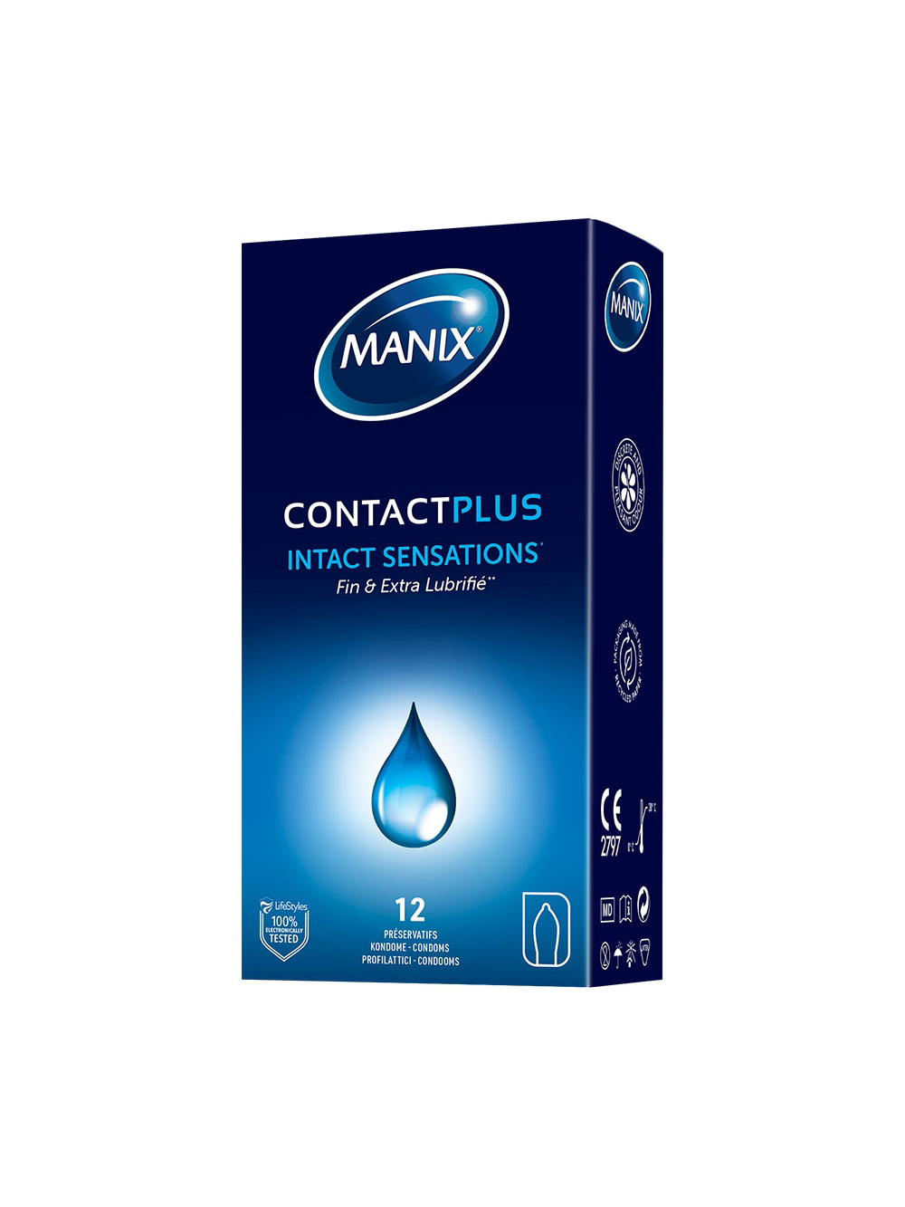 Préservatifs Contact Plus Boîte de 12 main product photo