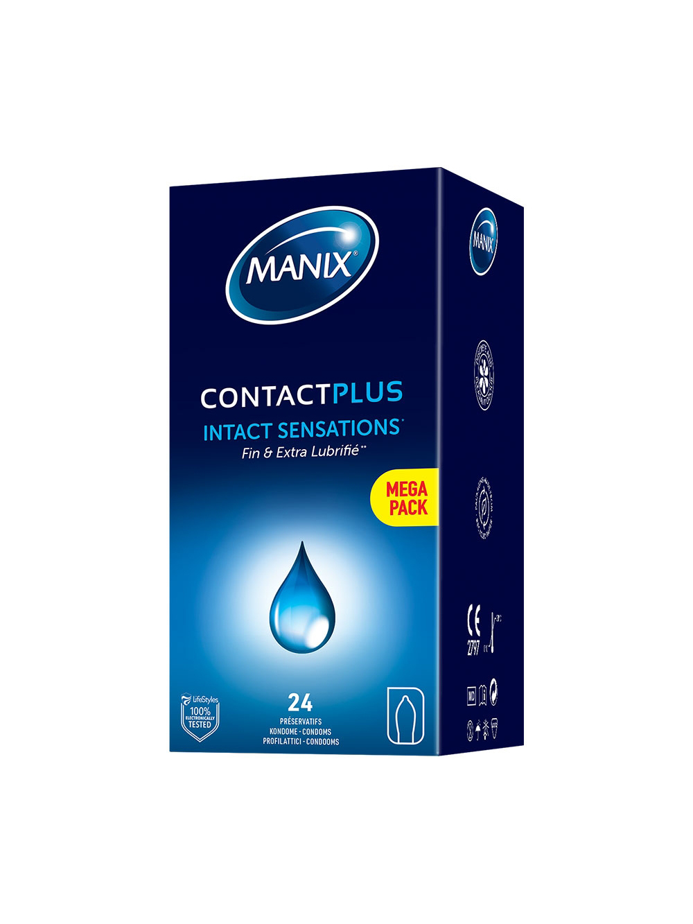 Préservatifs Contact Plus Boîte de 24