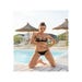 Maillot de Bain 2 Pièces Niwa Marron Léopard