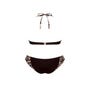 Maillot de Bain 2 Pièces Niwa Marron Léopard
