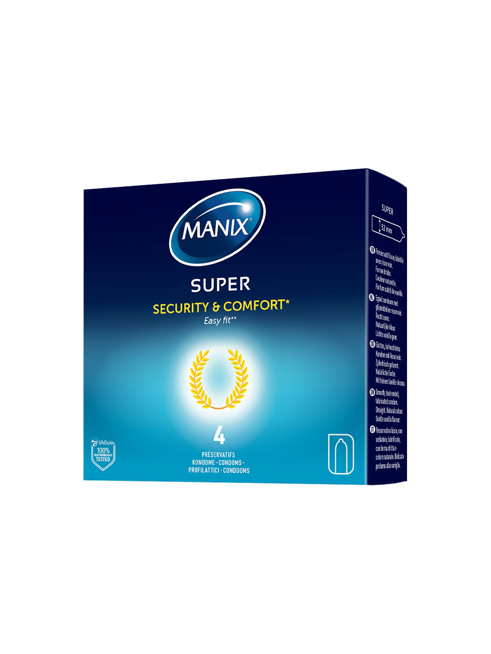 Préservatifs Super Boîte de 4 main product photo