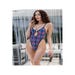 Maillot de Bain 1 Pièce CR4446 Motifs Ecossais