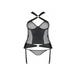 Guêpière Amanda Leather Collection Noire