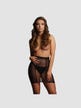 Jupe Taille Haute BLS001 Résille Bliss Collection Noire