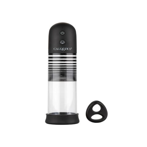 Pompe à Pénis Automatique & Double Cockring Rechargeable Ez Pump Kit