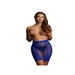 Jupe Taille Haute BLS001 Résille Bliss Collection Bleue
