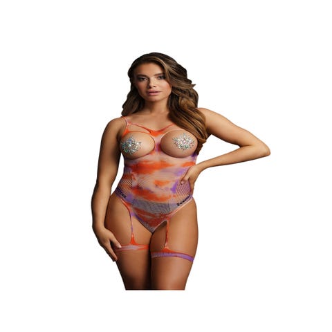Body Jarretières & Nippies BLS002 Bliss Collection Orange