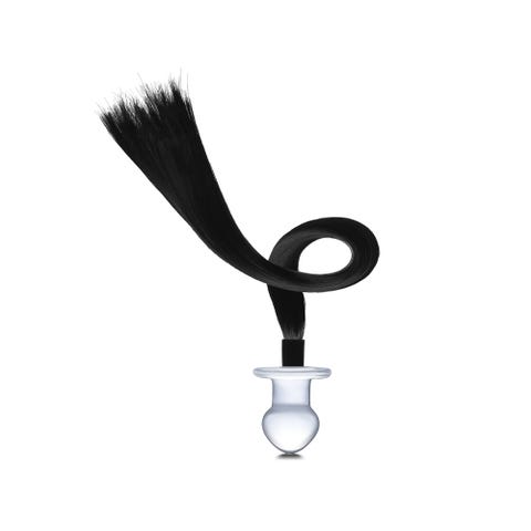 Plug Anal Queue en Verre Horse Tail