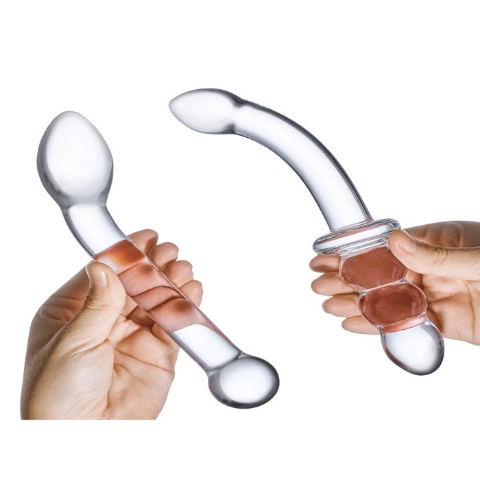 Kit de 2 Dildos en Verre G-Spot Pleasure