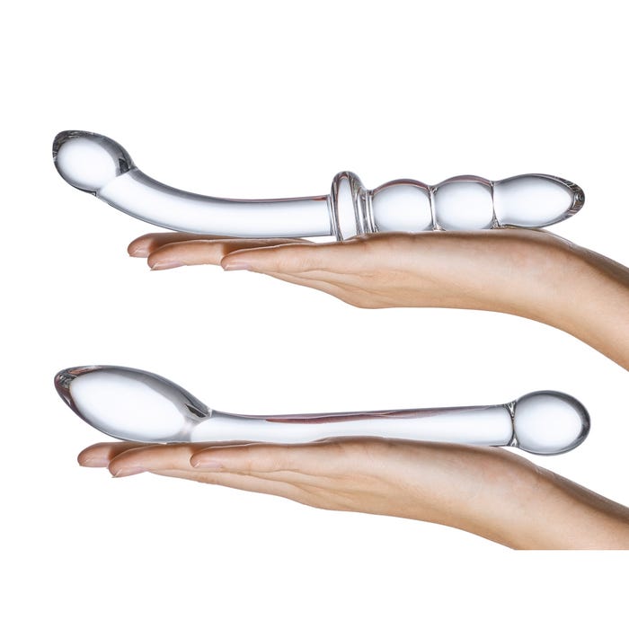 Kit de 2 Dildos en Verre G-Spot Pleasure