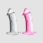 Gode en Verre Double Stimulation Glossy N°3