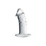 Gode en Verre Double Stimulation Glossy N°3