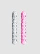 Dildo en Verre Perlé Glossy N°6