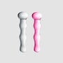 Dildo en Verre Ondulé Point G Glossy N°10