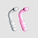 Dildo en verre perlé Glossy N°8