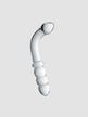 Dildo en verre perlé Glossy N°8