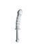 Dildo en Verre Point G avec Poignée Glossy N°16
