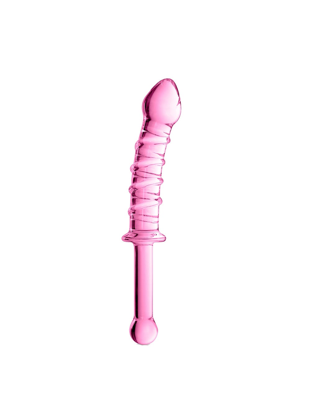 Dildo en Verre Point G avec Poignée Glossy N°16