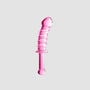 Dildo en Verre Point G avec Poignée Glossy N°16