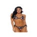 Bikini 2 Pièces Stay Shinin' à Sequin Noir & Violet