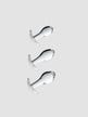 Kit de 3 Plugs Anal en Verre Glossy N°17