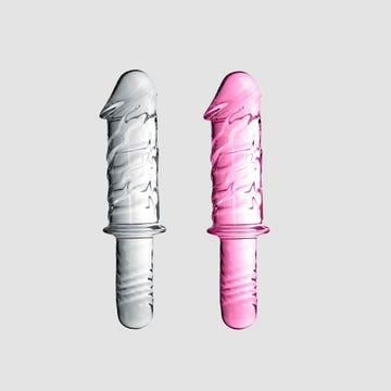 Gode en Verre avec Poignée Glossy N°12