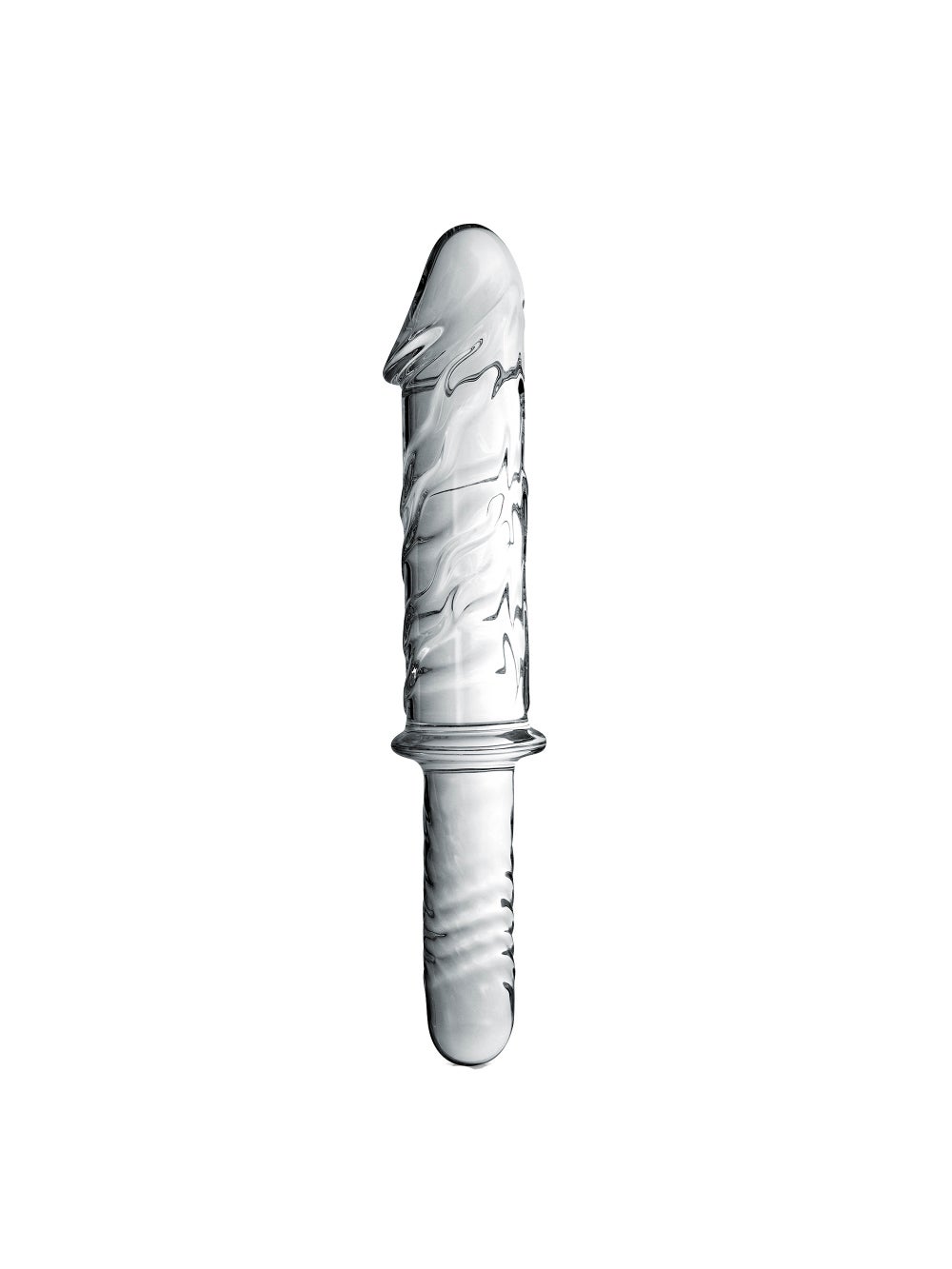 Gode en Verre avec Poignée Glossy N°12