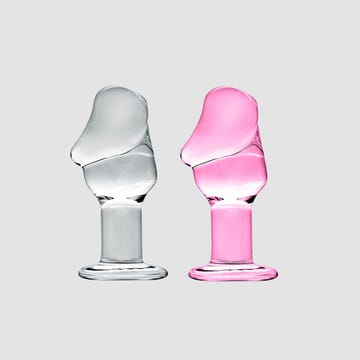 Plug Anal en Verre avec Gland Glossy N°24