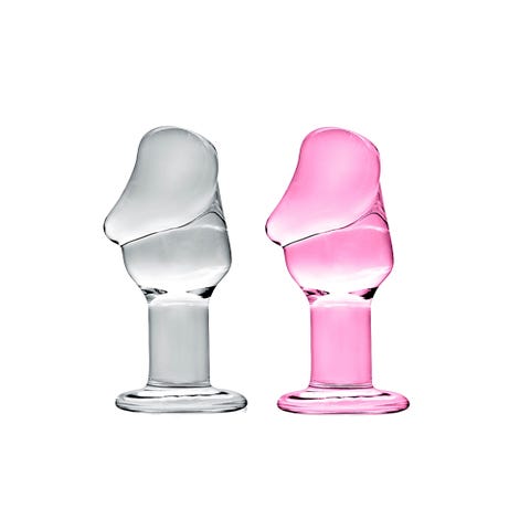 Plug Anal en Verre avec Gland Glossy N°24