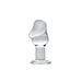 Plug Anal en Verre avec Gland Glossy N°24