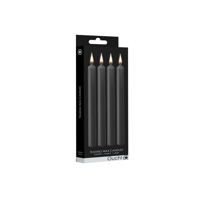 Kit 4 Bougies BDSM Teasing Wax Candles Large