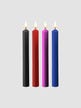 Kit 4 Bougies BDSM Colorées Teasing Wax Candles Large