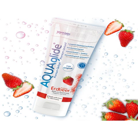 Lubrifiant Eau AQUAglide Fraise 100 ml