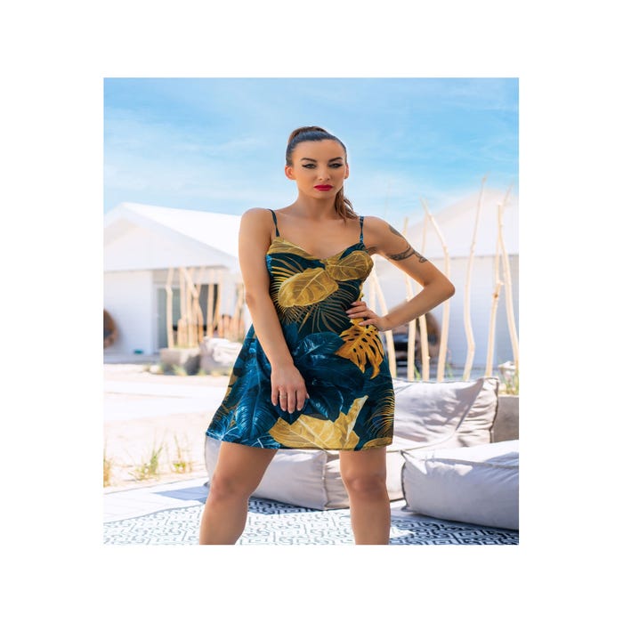 Nuisette Clairee Bleue & Dorée