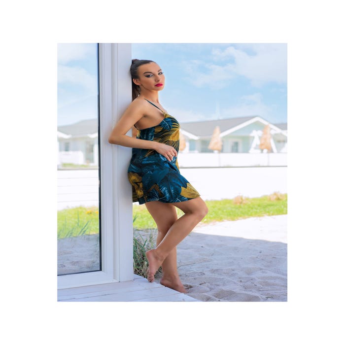 Nuisette Clairee Bleue & Dorée