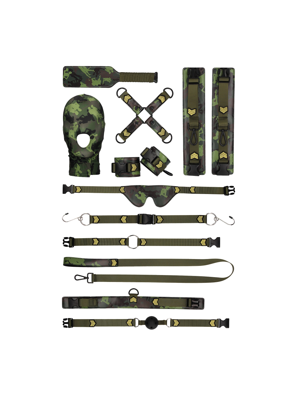 Kit Bondage Army 11 Pièces