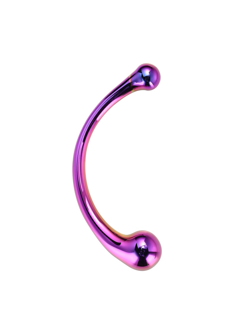 Dildo en Verre Curved Big Wand Glamour Glass