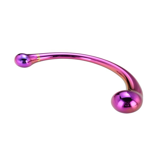 Dildo en Verre Curved Big Wand Glamour Glass