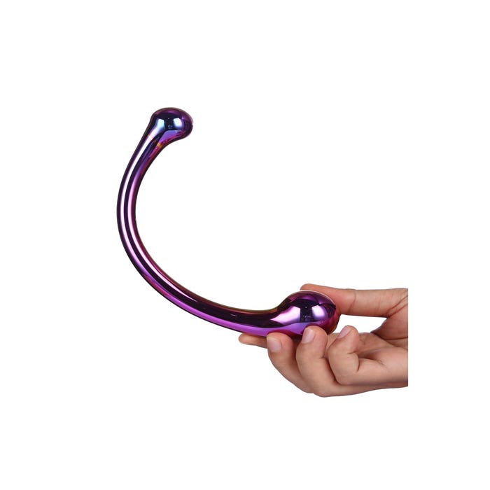 Dildo en Verre Curved Big Wand Glamour Glass