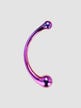Dildo en Verre Curved Wand Glamour Glass