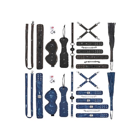 Kit Bondage Tough Denim Style 10 Pièces