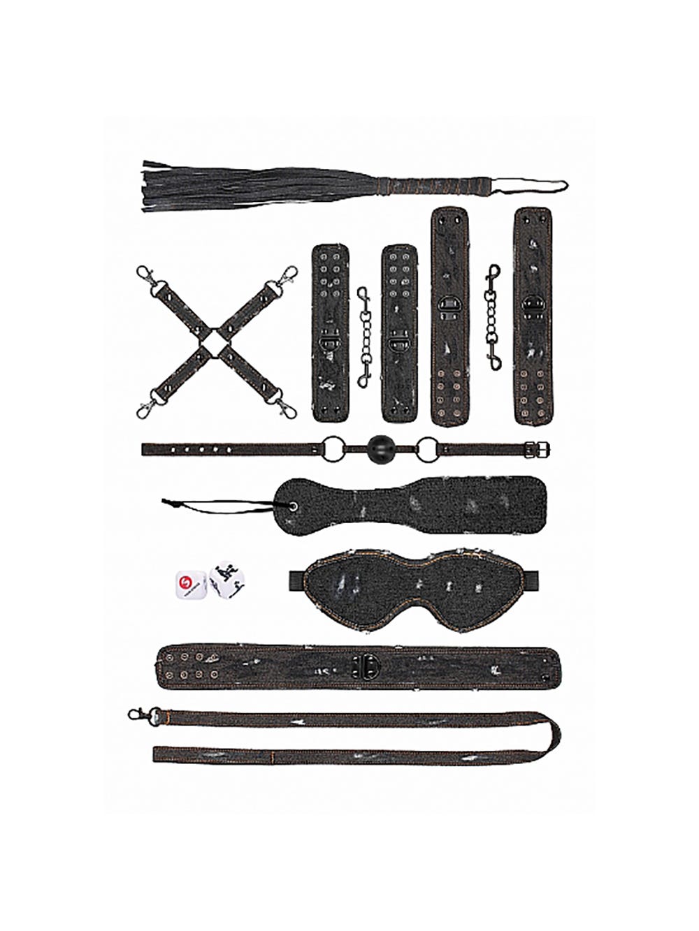 Kit Bondage Tough Denim Style 10 Pièces main product photo