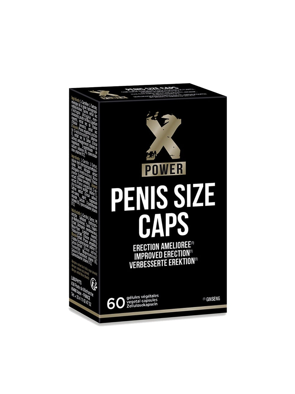 Stimulant Sexuel Penis Size XPOWER 60 Gélules 2