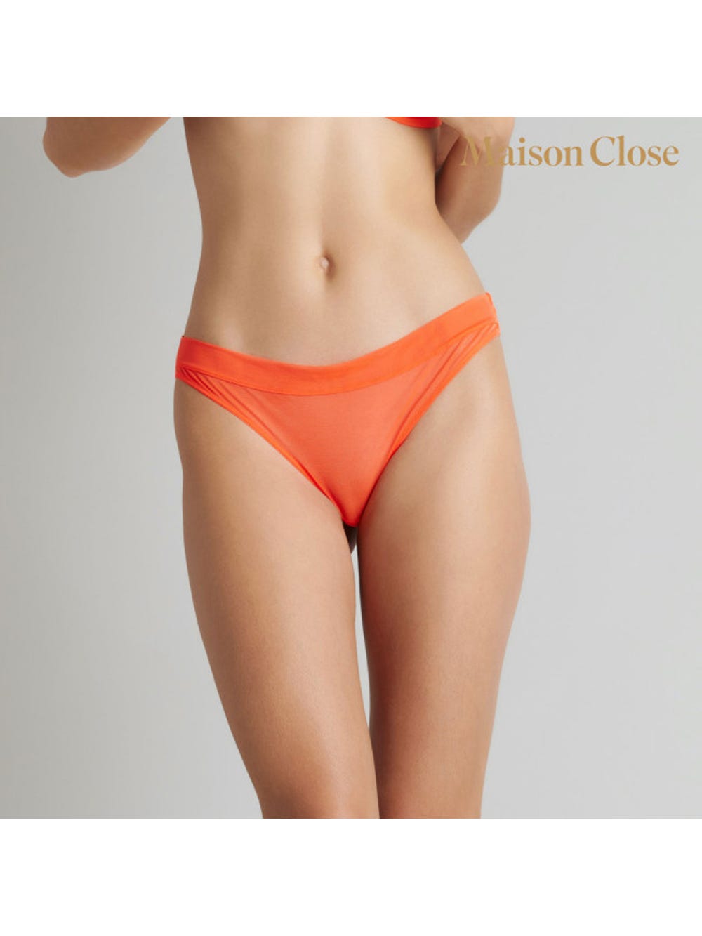 Culotte Corps à Corps Néon Orange Fluo main product photo