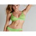 Soutien-Gorge Triangle Corps à Corps Néon Vert Fluo