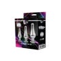 Kit Plugs Anal Bijou Silver Pleasure
